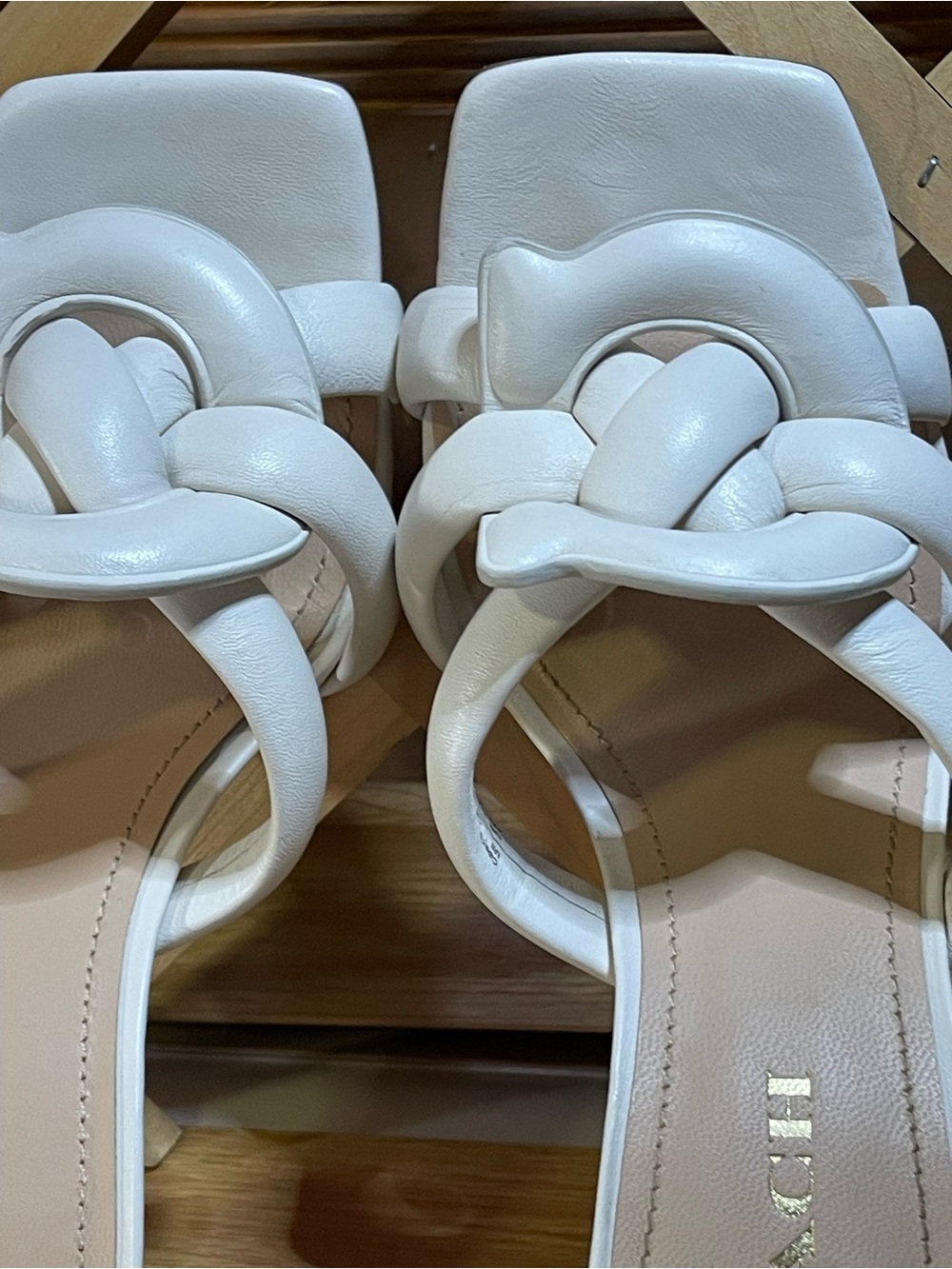 Coach “Kellie” VERO CUOIO “ 4” Stilettos Genuine Italian Leather Sz 10B - Picture 7 of 16